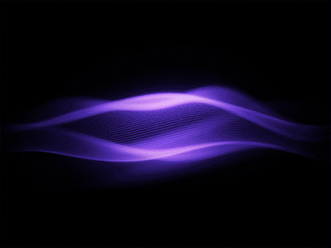 Purple wave data visualization